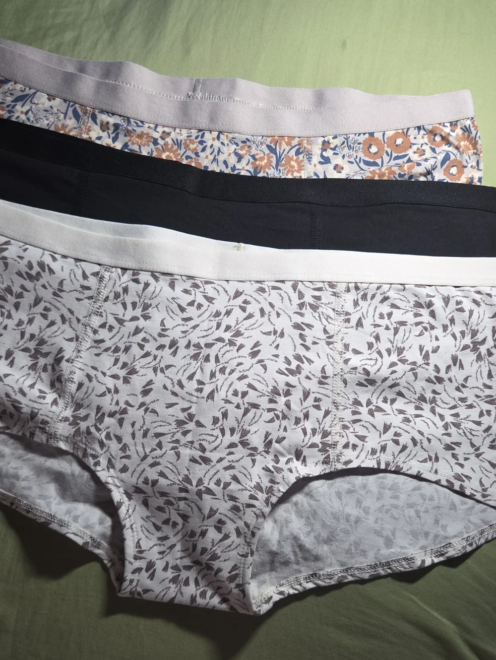 NWOT- Pact Organic- (3-Pack) Womens Boyshorts